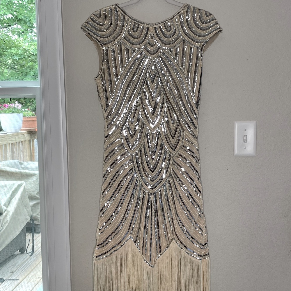 Flapper style sequin dress